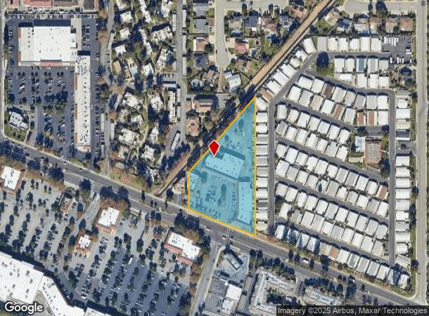 2445 Foothill Blvd, La Verne, CA Parcel Map