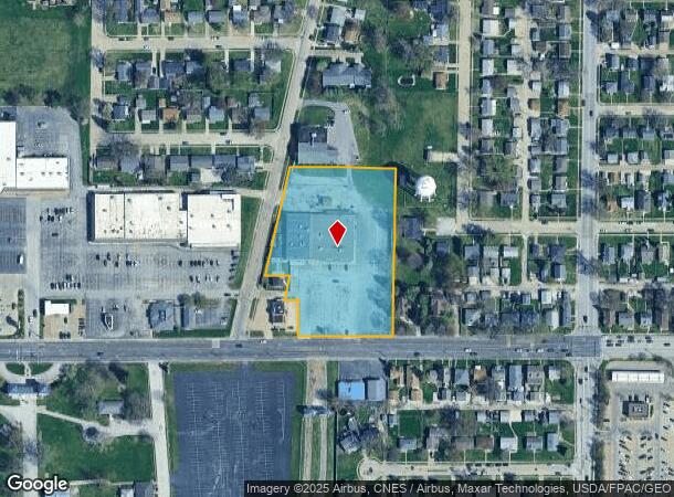  2604 W Locust St, Davenport, IA Parcel Map