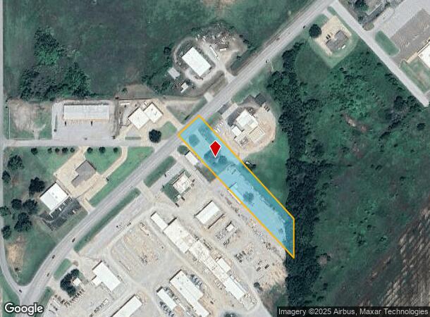  1318 S Broadway St, Marlow, OK Parcel Map