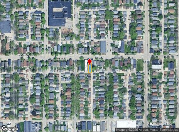  6121 W Mitchell St, Milwaukee, WI Parcel Map