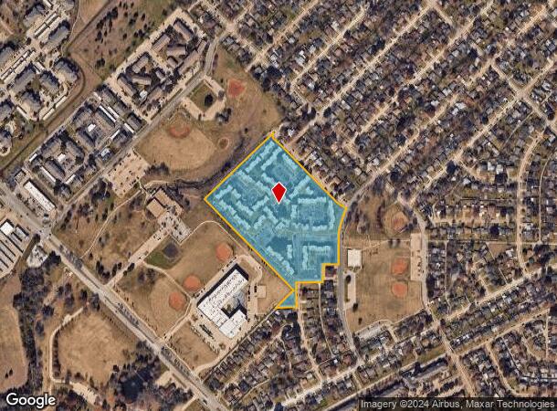  1005 Cascade St, Mesquite, TX Parcel Map