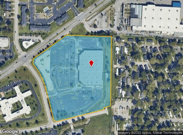 1706 E Primrose St, Springfield, MO Parcel Map