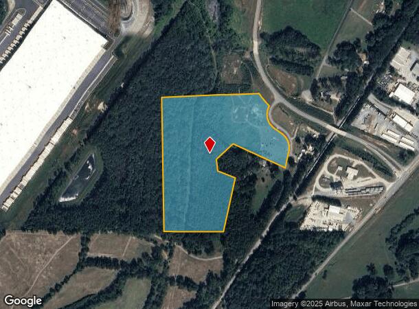 1136 Cassville White Rd Ne, White, GA Parcel Map