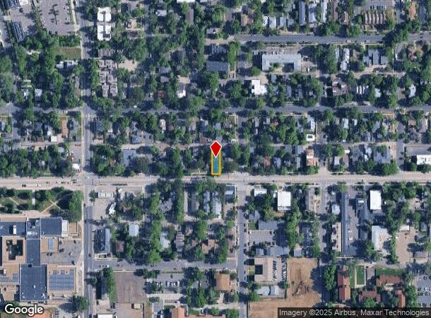 1839 Arapahoe Ave, Boulder, CO Parcel Map