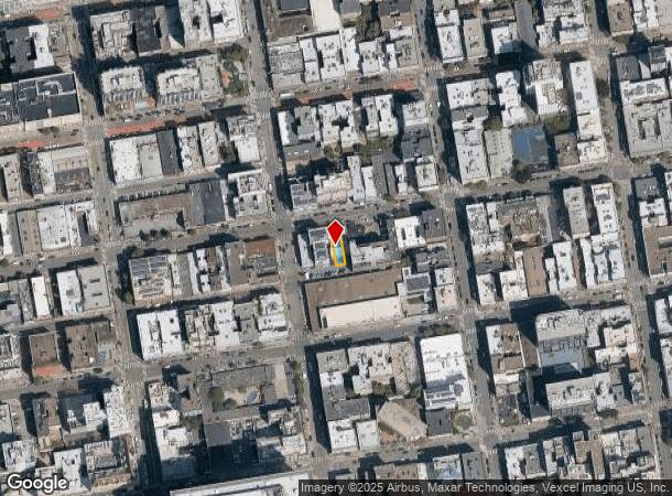 677 Ellis St, San Francisco, CA Parcel Map