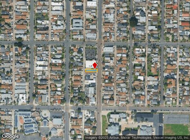 3560 Fairmount Ave, San Diego, CA Parcel Map