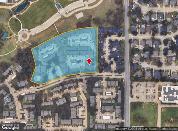  1401 Shady Ln, Bedford, TX Parcel Map