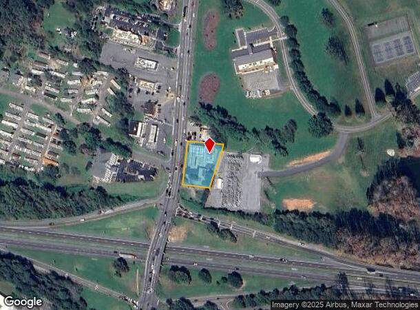  1023 Burkemont Ave, Morganton, NC Parcel Map