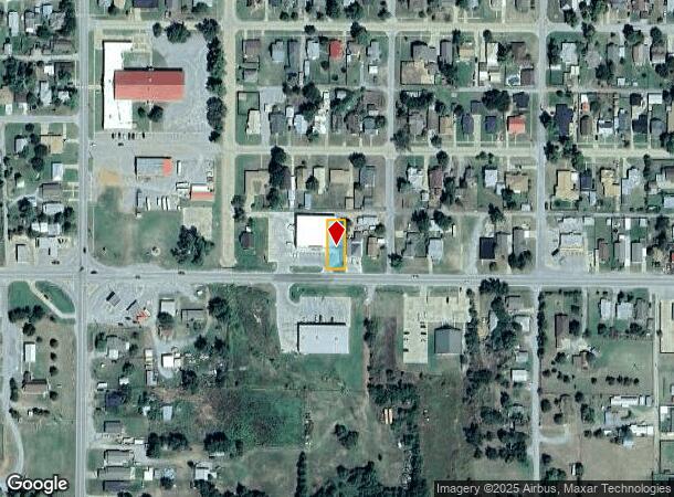  121 E 4Th St, Carnegie, OK Parcel Map