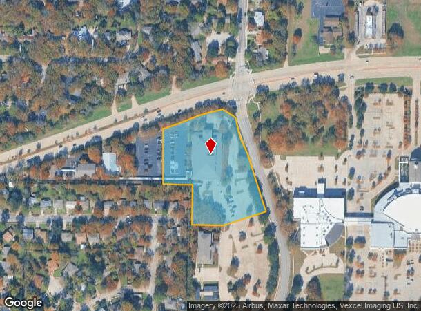 1980 E University Dr, Denton, TX Parcel Map