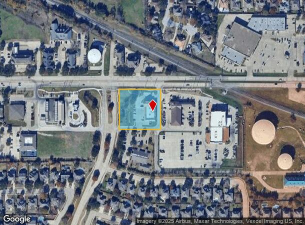  1441 Justin Rd, Flower Mound, TX Parcel Map