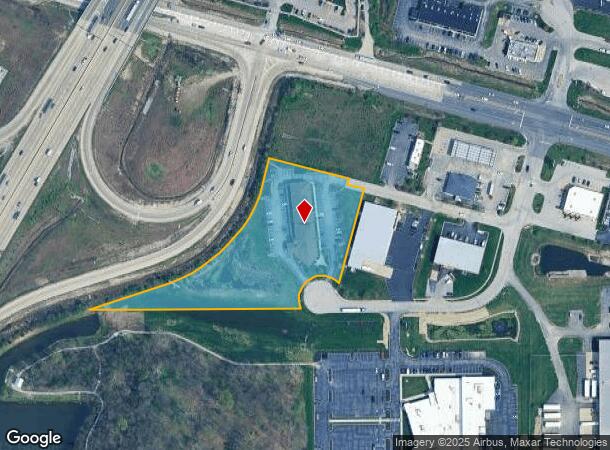  1540 Brookville Crossing Way, Indianapolis, IN Parcel Map