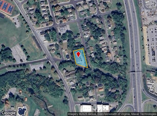  1512 Downing St Nw, Roanoke, VA Parcel Map