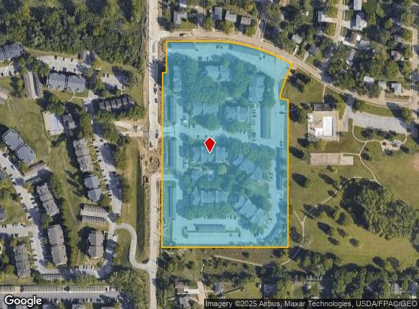  1323 N 108Th St, Omaha, NE Parcel Map