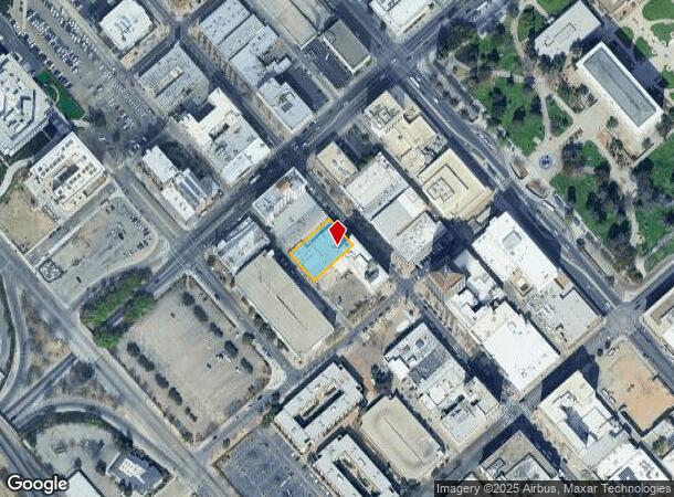  1129 Fulton St, Fresno, CA Parcel Map