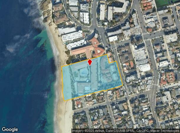  7450 Olivetas Ave, La Jolla, CA Parcel Map