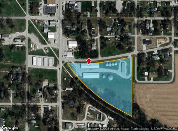 E 2Nd St, Malvern, IA Parcel Map