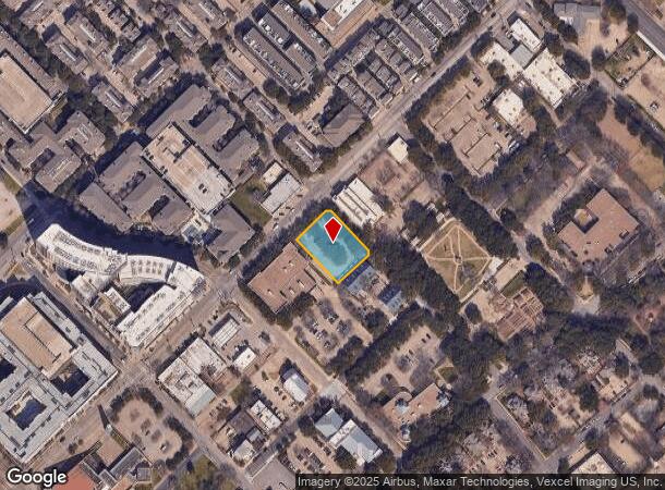  2816 Live Oak St, Dallas, TX Parcel Map