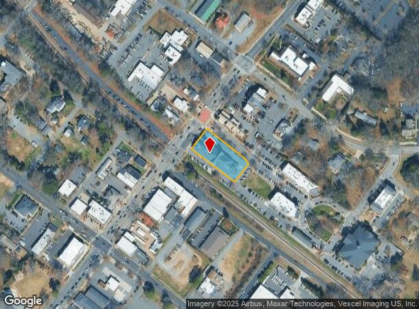110 Matthews Station St, Matthews, NC Parcel Map