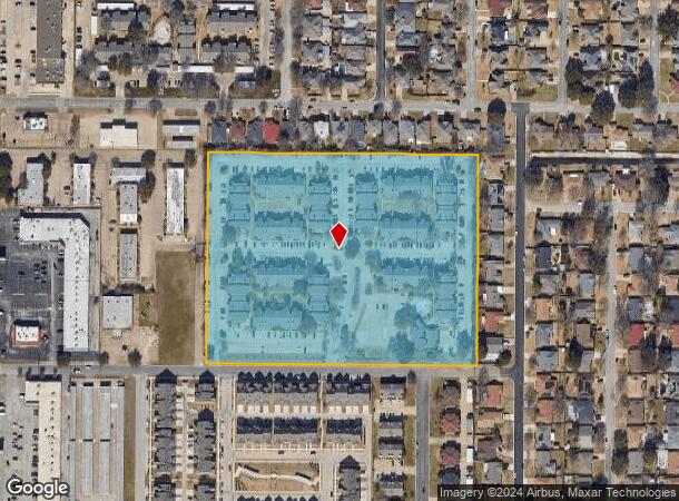  6897 Meadow Crest Dr, North Richland Hills, TX Parcel Map