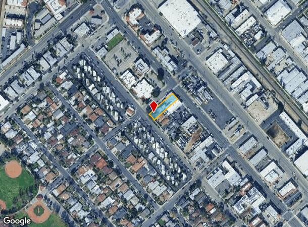 1550 San Fernando Rd, San Fernando, CA Parcel Map