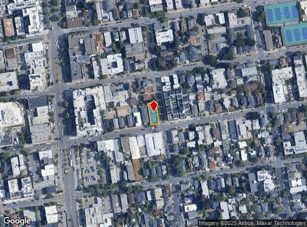  2185 Dwight Way, Berkeley, CA Parcel Map