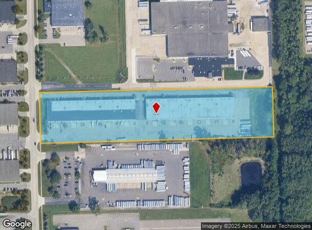 9675 Harrison, Romulus, MI Parcel Map