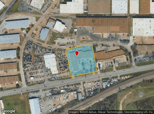  2001 E Division St, Arlington, TX Parcel Map