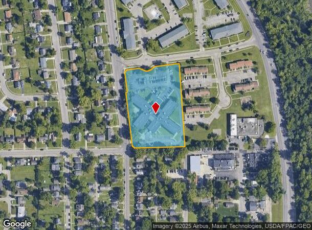  1390 King Tree Dr, Dayton, OH Parcel Map