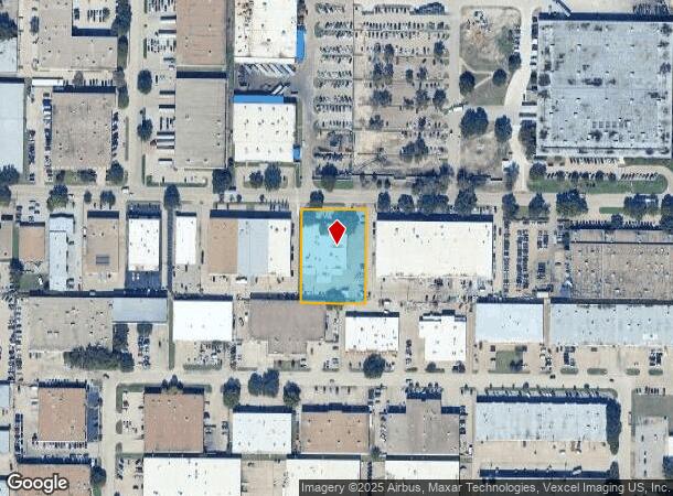  3360 Wiley Post Rd, Carrollton, TX Parcel Map