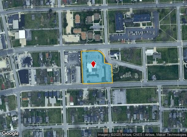  831 E Jefferson Blvd, Fort Wayne, IN Parcel Map
