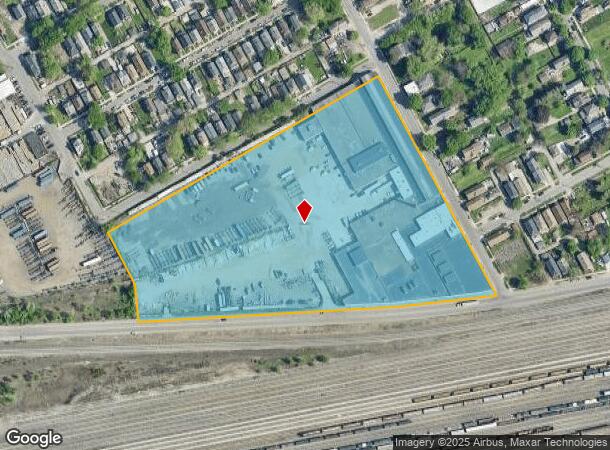  3401 Martin St, Detroit, MI Parcel Map
