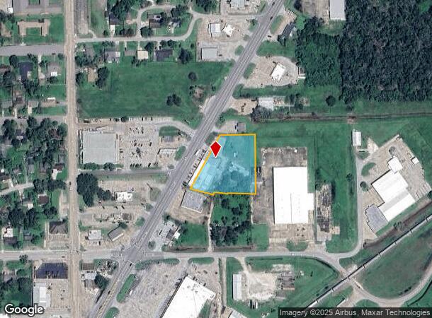 1224 E Mulberry St, Angleton, TX Parcel Map