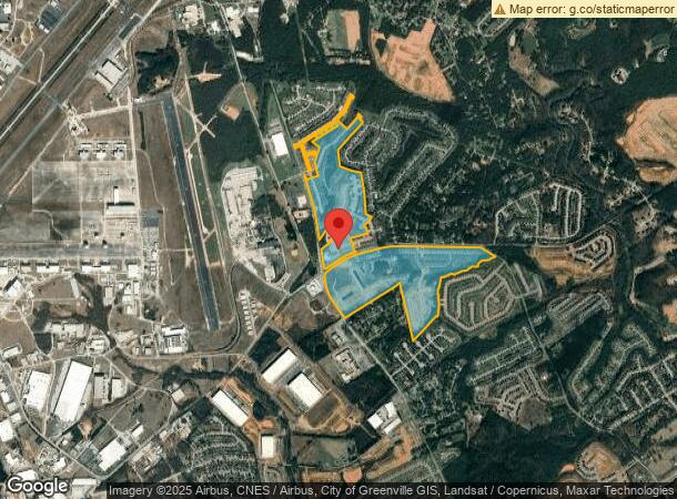  1116 Ashmore Bridge Rd, Greenville, SC Parcel Map