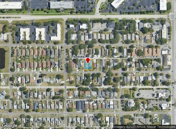  605 92Nd Ave N, Saint Petersburg, FL Parcel Map