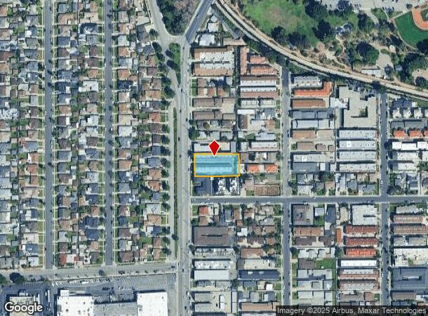  1408 New Ave, San Gabriel, CA Parcel Map