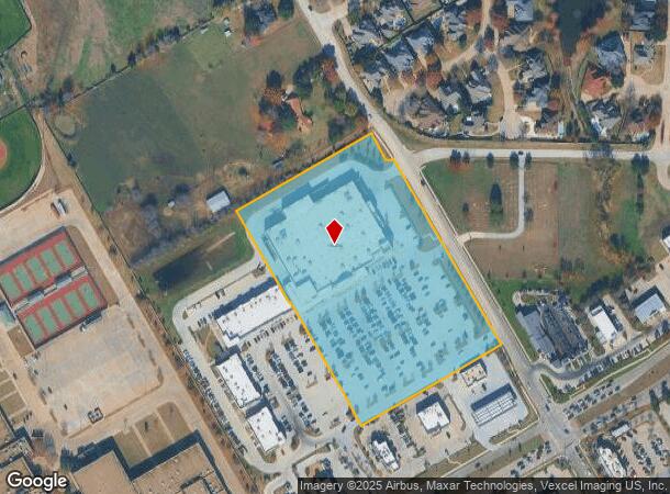 3145 E Broad St, Mansfield, TX Parcel Map