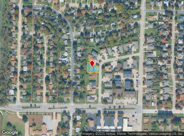 3817 Camelot St, Denton, TX Parcel Map