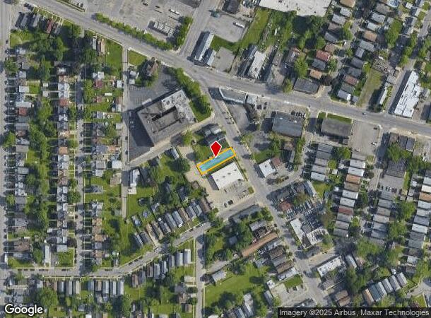  1535 S Park Ave, Buffalo, NY Parcel Map