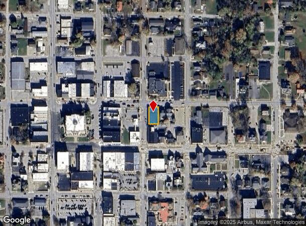  102 E Franklin St, Greencastle, IN Parcel Map