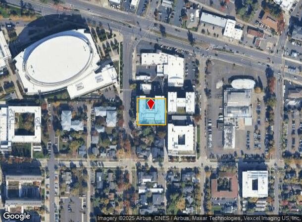 1417 Villard St, Eugene, OR Parcel Map