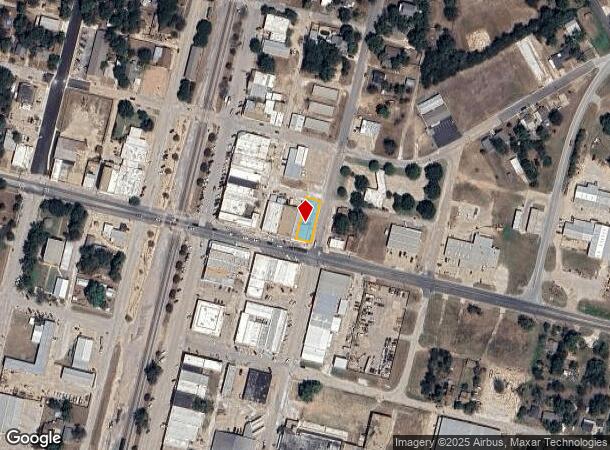 121 E Oak St, West, TX Parcel Map
