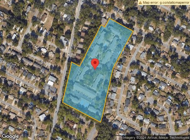  4301 Creighton Rd, Pensacola, FL Parcel Map