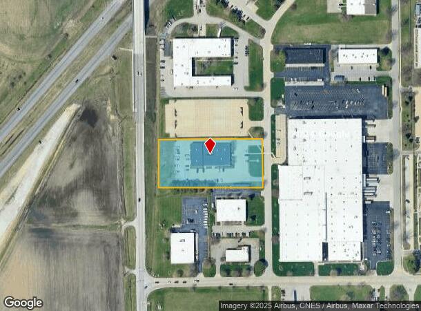  2901 Research Rd, Champaign, IL Parcel Map