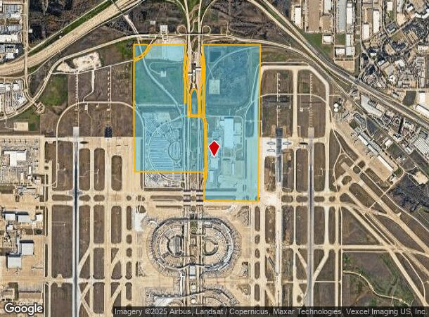  1815 N Service Rd, Dallas, TX Parcel Map