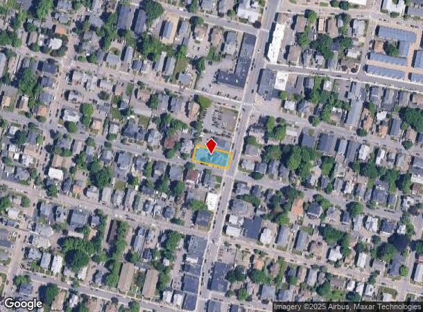 643 Moody St, Waltham, MA Parcel Map