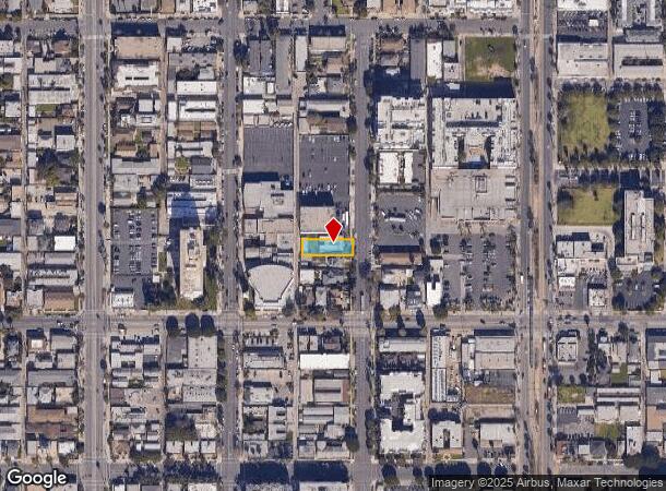  1025 Locust Ave, Long Beach, CA Parcel Map