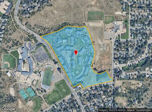  1735 Presidential Hts, Colorado Springs, CO Parcel Map