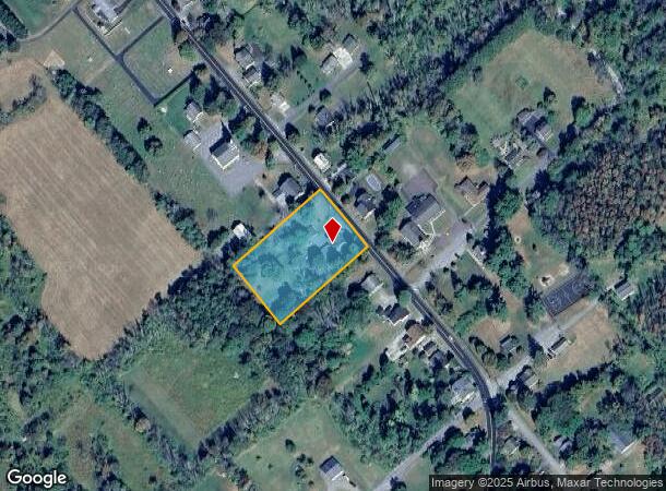 421 Wayne St, Bethany, PA Parcel Map