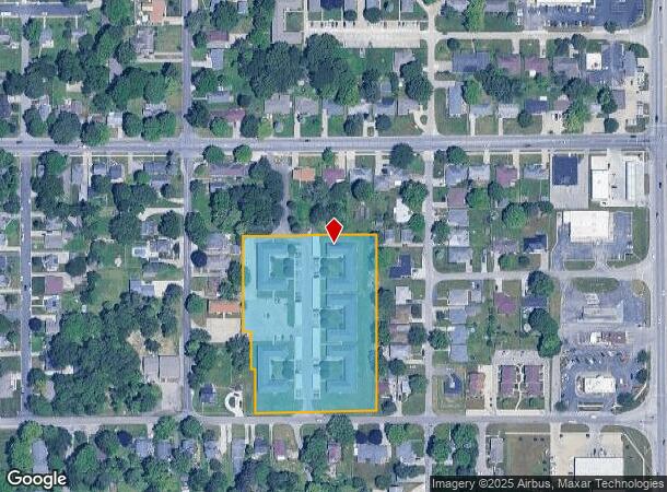 1823 E 8Th St, Anderson, IN Parcel Map